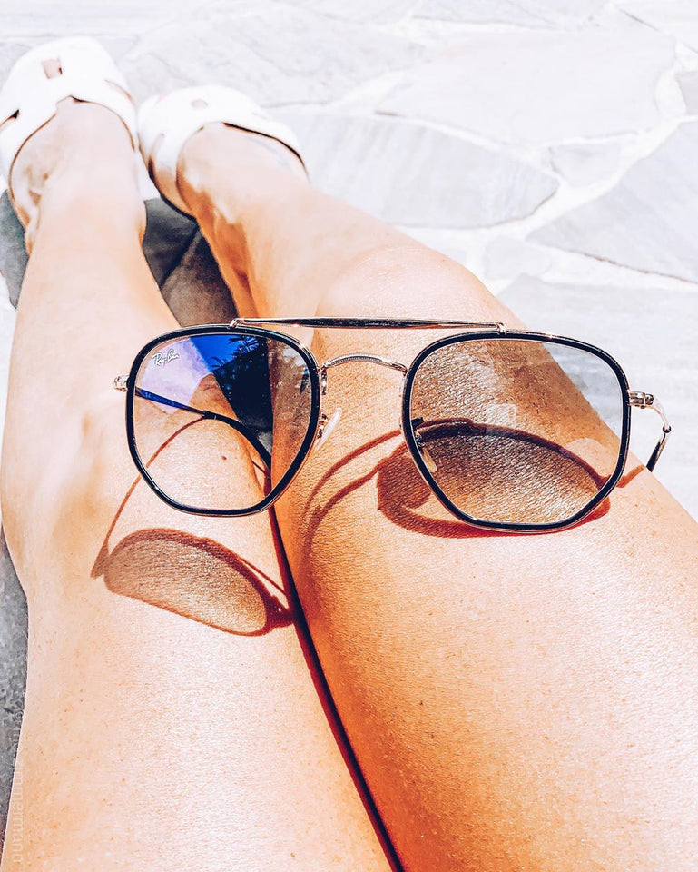 Óculos De Sol Hexagonal Verão